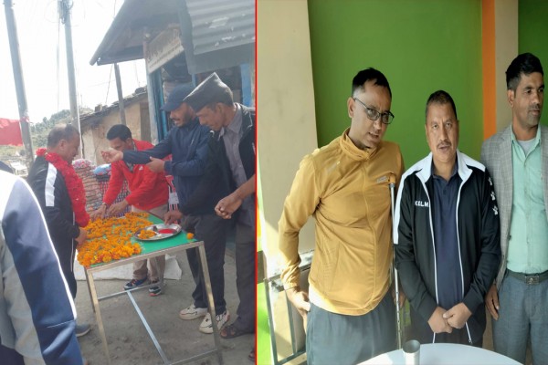 नेपाल कम्युनिष्ट पार्टीका महासचिव विप्लवले खोड्पेमा नेता कार्यकर्तासंग गरे छलफल 